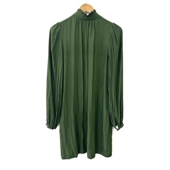Wilfred | Garlyn Long Sleeve Dress Green Size Small Aritzia - Picture 8 of 10